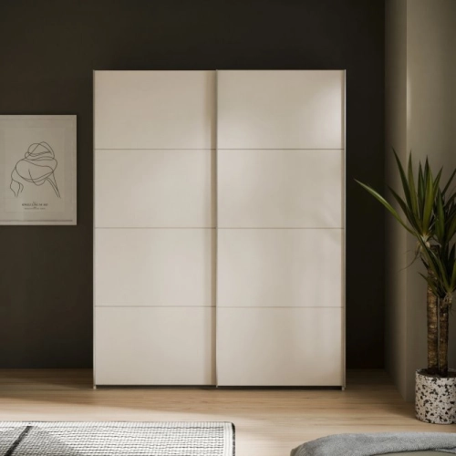 Szafa przesuwna na ubrania 150 cm  Kolor Piaskowy